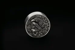 Koi Fish 2 KG Silber High Relief - Antik Finish 2023 + Box + COA*