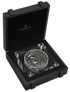 Koi Fish 2 KG Silber High Relief - Antik Finish 2023 + Box + COA*