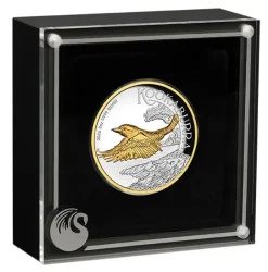 Kookaburra High Relief gilded 2 Oz Silber 2026 +Box +COA