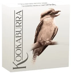 Kookaburra - High Relief - Gilded - 2 Unzen Silber 2022 +Box !! Zertifikat fehlt !! *