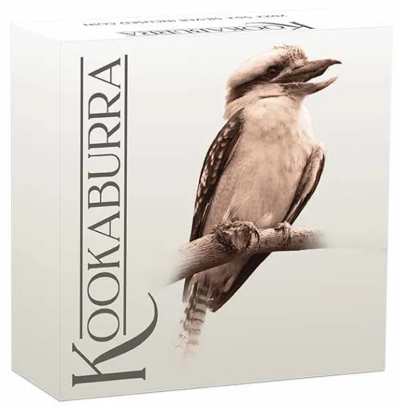 Kookaburra - Incuse - 5 Oz Silber 2022 + Box + COA Umkarton defekt *