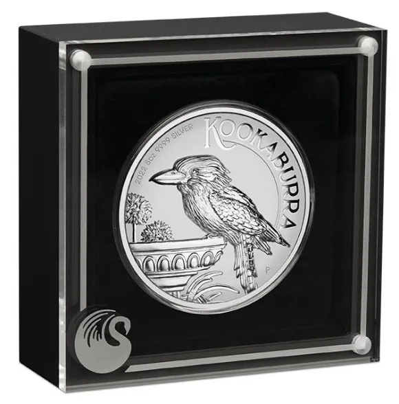 Kookaburra - Incuse - 5 Oz Silber 2022 + Box + COA Umkarton defekt *