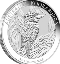 Kookaburra 1 Kg Silber 2014 *