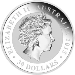 Kookaburra 1 Kg Silber 2015 *