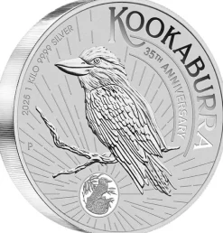 Kookaburra 1 Kg Silber 2025