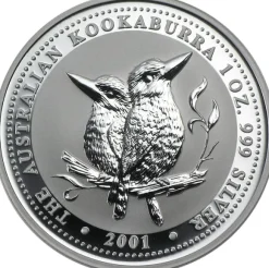 Kookaburra 1 Oz Silber 2001*