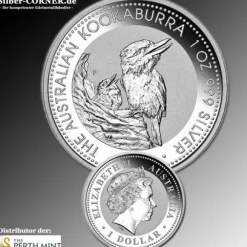 Kookaburra 2 Oz Silber 1997*