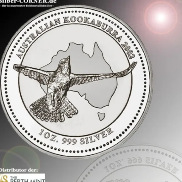 Kookaburra 2 Oz Silber 2002*