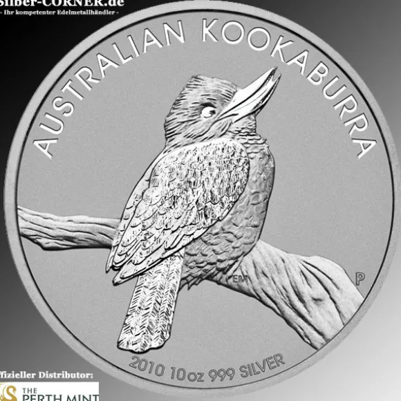 Kookaburra 10 Oz Silber 2010 *