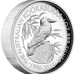 Kookaburra 1 Oz Silber High Relief 2015 + Box + COA*
