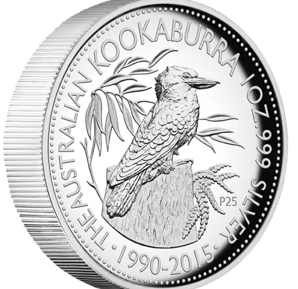 Kookaburra 1 Oz Silber High Relief 2015 + Box + COA*