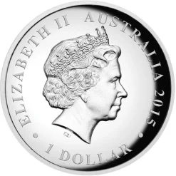 Kookaburra 1 Oz Silber High Relief 2015 + Box + COA*