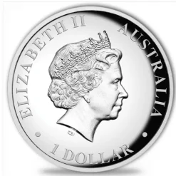 Kookaburra 2017 1 Oz Silber - High Relief - Box + COA*