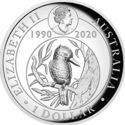 Kookaburra 1 Oz Silber High Relief 2020 + Box +COA*