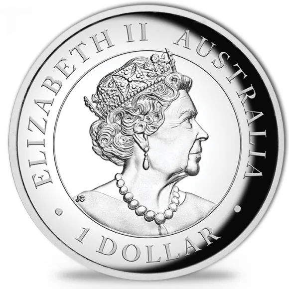 Kookaburra 1 Oz Silber High Relief 2019 +Box +COA*