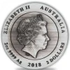Kookaburra 2 Oz Silber High Relief - Antik Finish- 2018*