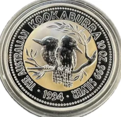 Kookaburra Silber 10 Oz Silber 1994*