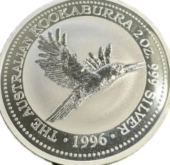 Kookaburra 2 Unzen Silber 1996 *