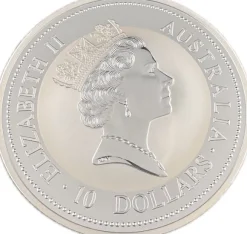 Kookaburra 10 Unzen Silber 1996*