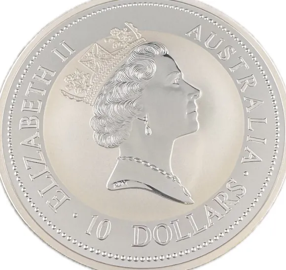 Kookaburra 10 Unzen Silber 1996*