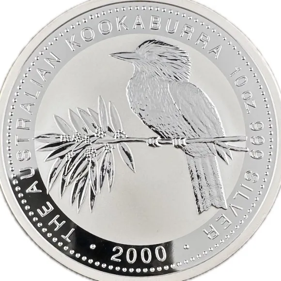 Kookaburra 10 Unzen Silber 2000*