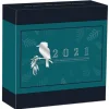 Kookaburra 2 Unzen Silber High Relief / Gilded 2021 +Box +COA*