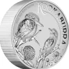 Kookaburra 5 Unzen Silber - Inches - 2023 + Box + COE