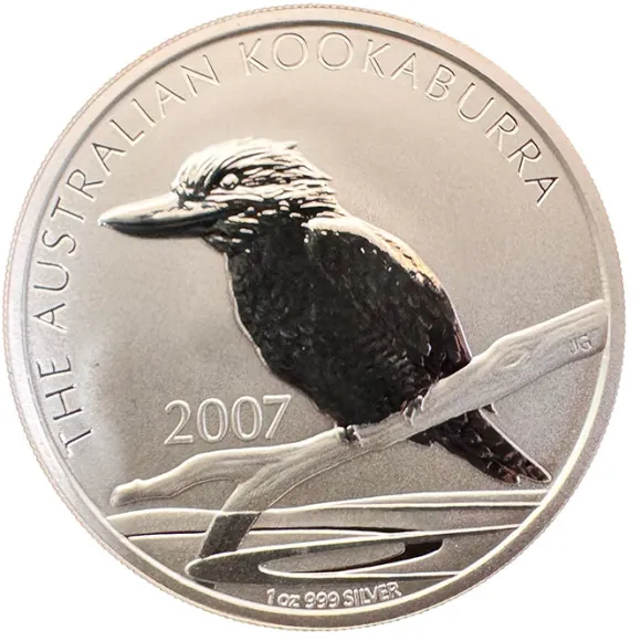 Kookaburra 1 Unze Silber 2007*