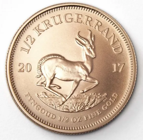 Krügerrand 1/2 Oz Gold verschiedene Jahrgänge