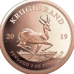 Krügerrand 2 Unzen Gold Proof 2019 + Box + COA