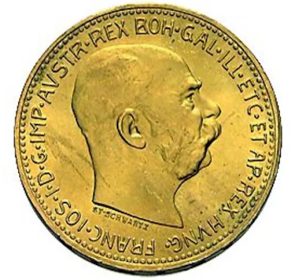 20 Kronen Goldmünzen Österreich