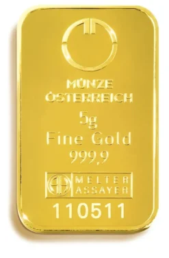 Lippizaner 5 Gramm Goldbarren Kinebar