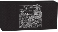 Lunar 3 - Drache - 3 Coin Set Silber Proof 2024 +Box +COA*