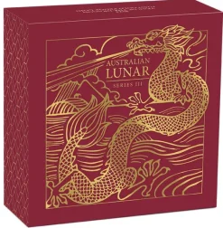 Lunar 3 - Drache - 1/10 Oz Gold Proof 2024 + Box + COA