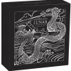 Lunar 3 - Drache- 1 Oz Silber High Relief Proof 2024 + Box + COA
