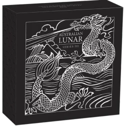 Lunar 3 - Drache - 1/2 Oz Silber Proof 2024*
