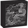 Lunar 3 - Drache - 1 Oz Silber Proof farbig +Box +COA*