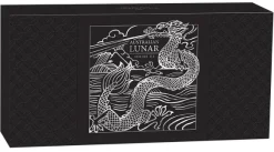 Lunar 3 - Drache - Trio 3 x 1 Oz Silber 2024 + Box + COA