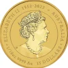 Lunar 3 - Drache - 1/10 Unze Gold farbig 2024