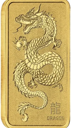 Lunar - Drache - 1 Unze Minted Goldbarren