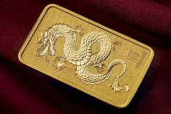 Lunar - Drache - 1 Unze Minted Goldbarren