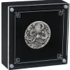 Lunar 3 - Drache - 2 Unzen Silber Antik + Box + COA-