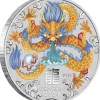 Lunar 3 - Drache - 1 Unze Silber farbig 2024*