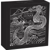 Lunar 3 - Drache - 1 Unze Silber - gilded - 2024 + Box + COA*