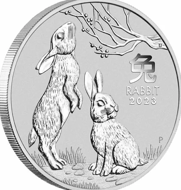 Lunar 3 - Hase - 1 KG Silber 2023*