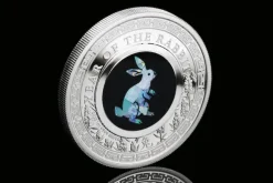 Lunar - Hase - Opal - 1 Unze Silber 2023 + Box +COA*