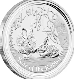 Lunar 2 - Hase - 1/2 Oz Silber 2011 *