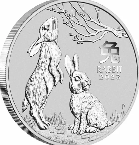 Lunar 3 - Hase - 1/2 Unze Silber 2023*