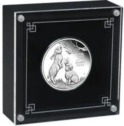 Lunar 3 - Hase - 1 Unze Silber Proof 2023 +Box +COA*