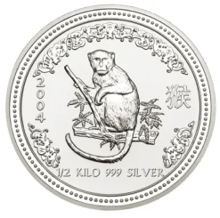 Lunar I - Affe - 1/2 KG Silber 2004*